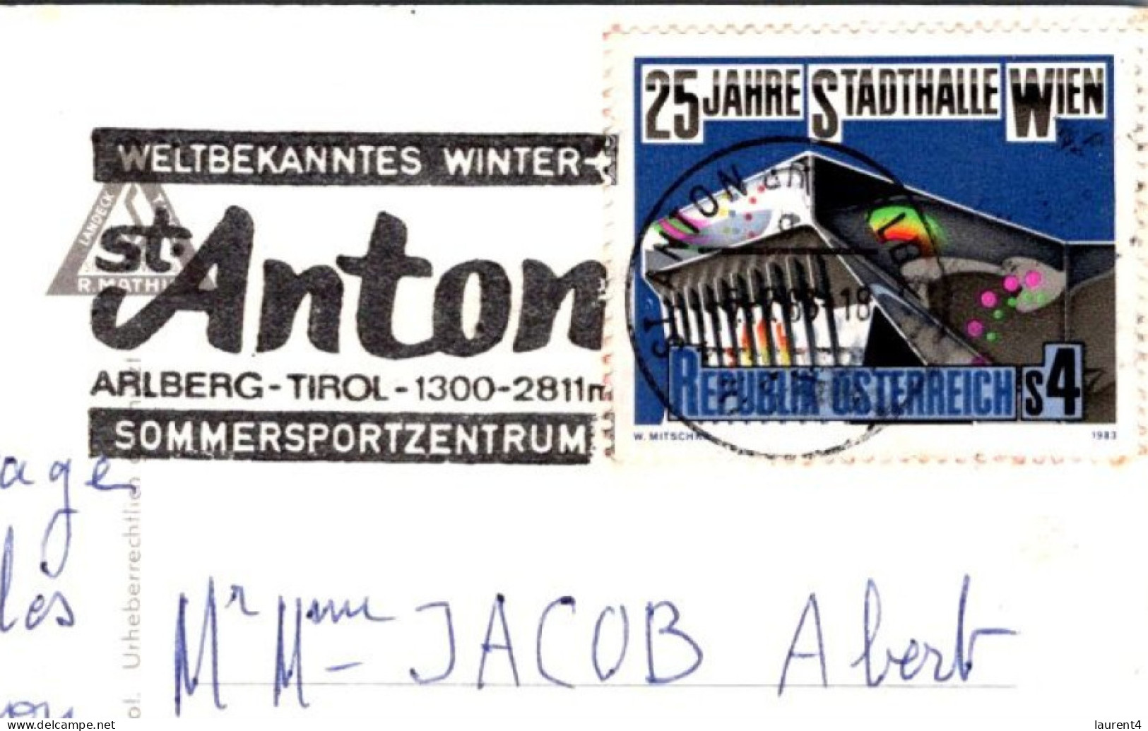 16-2-2024 (4 X 25) Austria (posted To France) St Christoph & Anton - St. Anton Am Arlberg