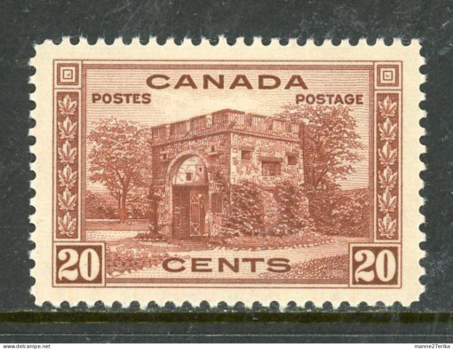 Canada1938  MNH "Fort Garry Gate Winnipeg" - Unused Stamps