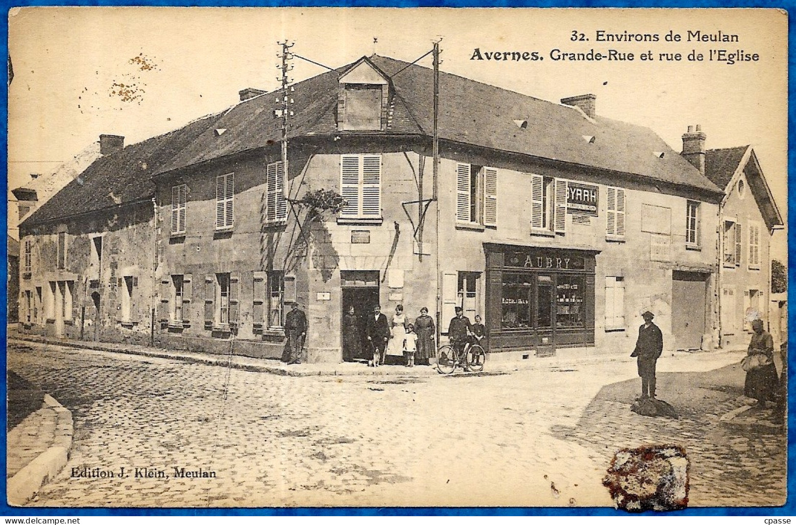 CPA 95 AVERNES - Grande Rue Et Rue De L'Eglise (Environs De Meulan) Voir état - Avernes