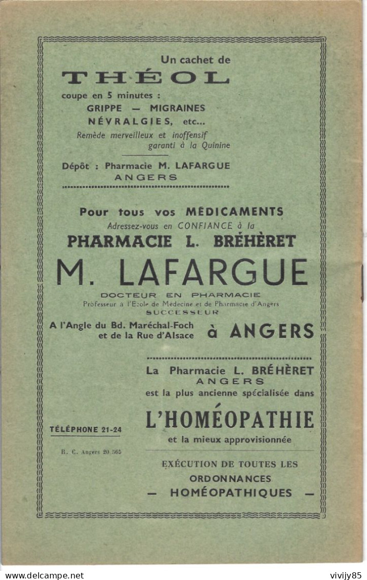 49 - BEAUPREAU - T.Beau Bulletin Semestriel Du Petit Séminaire 1951 - Pays De Loire