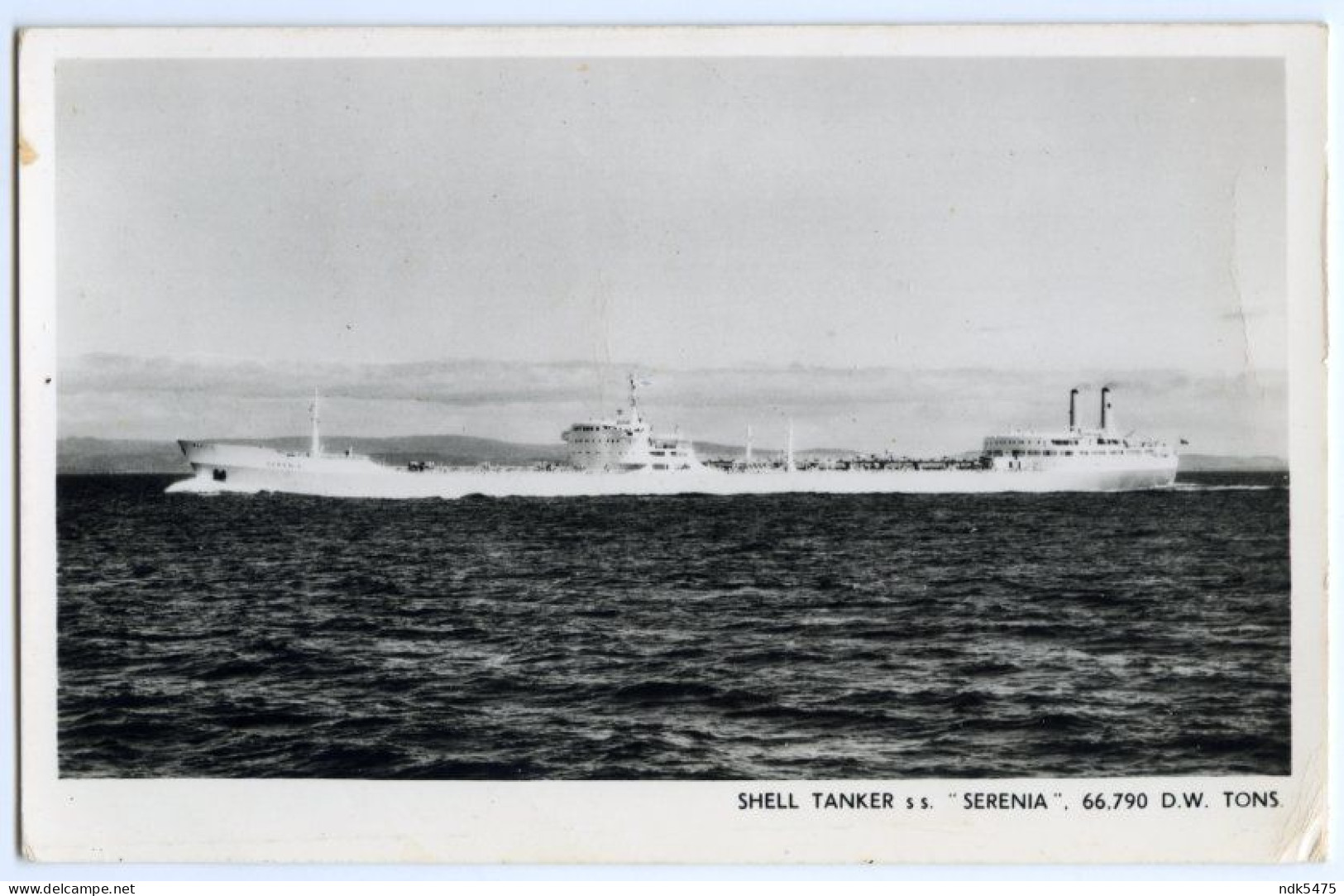 SHELL TANKER S. S. SERENIA - Tankers
