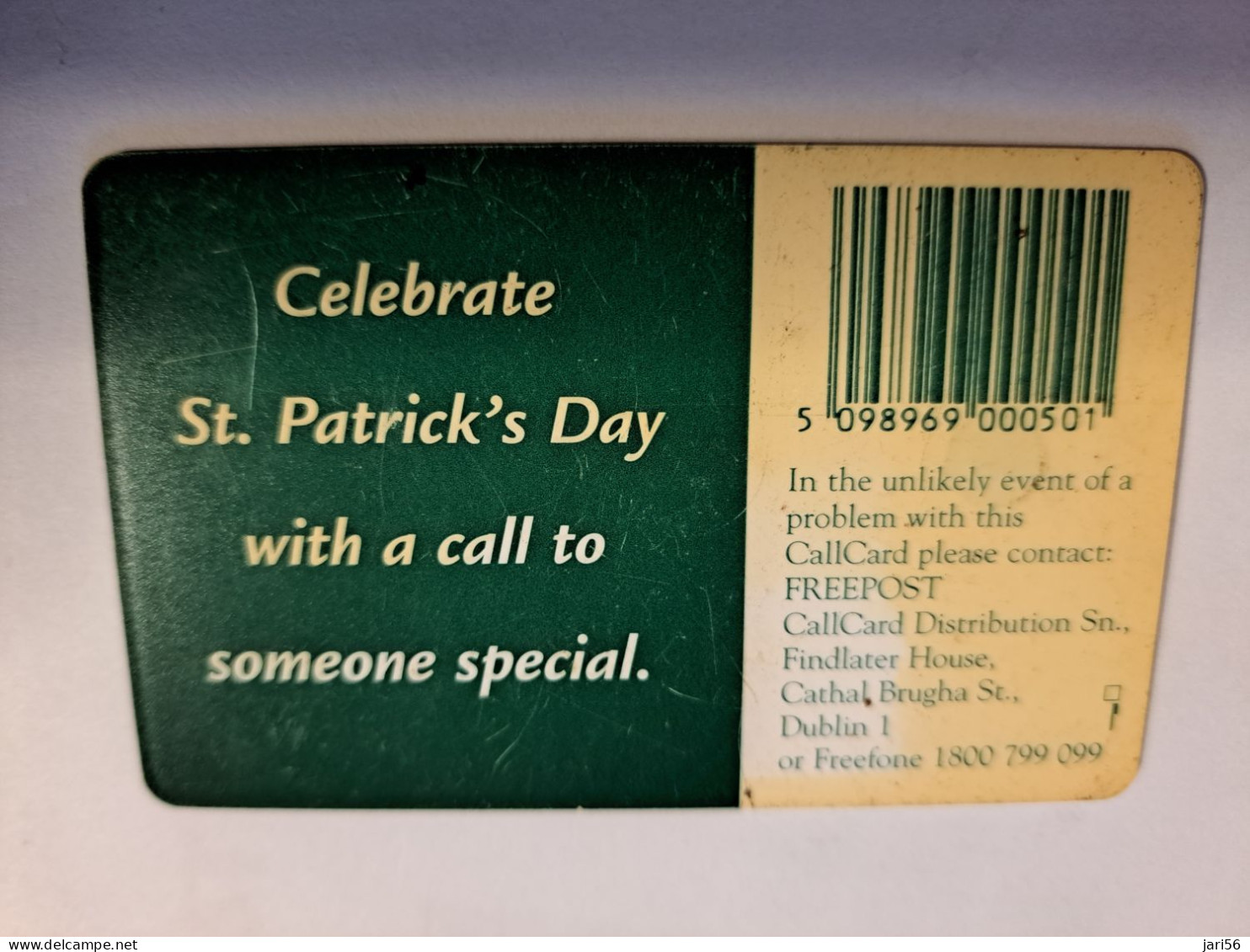 IRELAND /IERLANDE   CHIPCARD 50  UNITS ST PATRICKS DAY      ** 16263** - Ierland