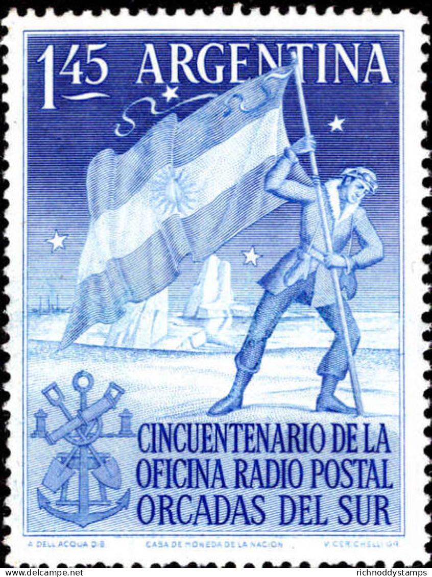 Argentina 1954 50th Anniversary Of Argentine PO In South Orkneys Unmounted Mint. - Unused Stamps