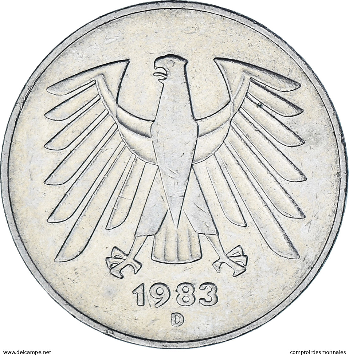 Allemagne, 5 Mark, 1983 - 5 Mark