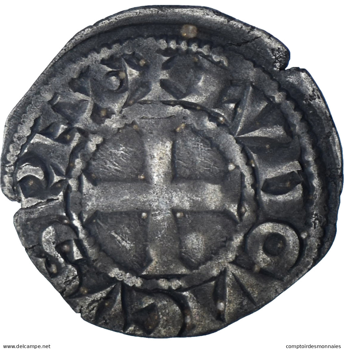 France, Louis VIII-IX, Denier Tournois, 1223-1244, Billon, TTB, Duplessy:188 - 1223-1226 Ludwig VIII. Der Löwe