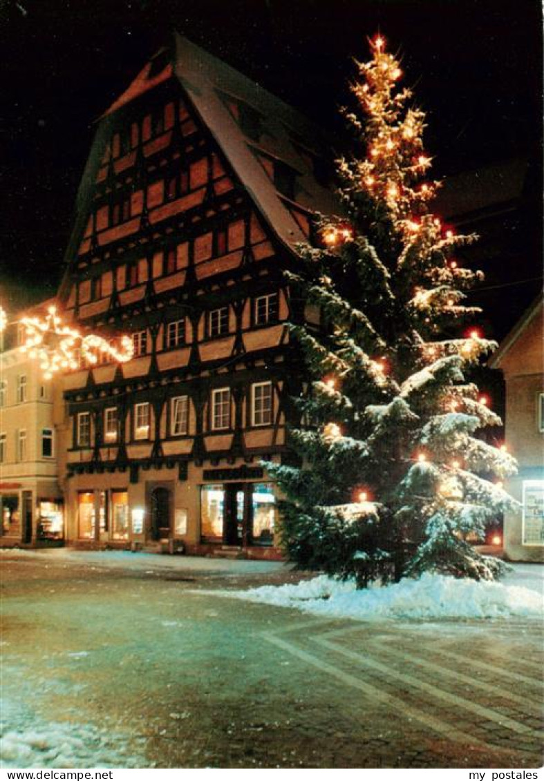 73877833 Geislingen  Steige Weihnachtliches Ortsmotiv  - Geislingen