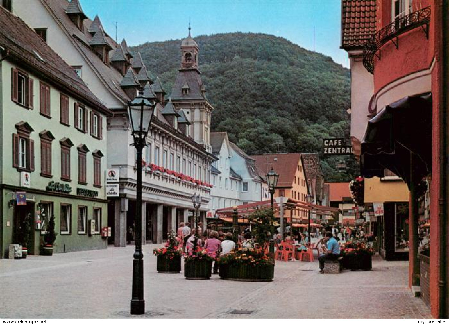 73877826 Geislingen  Steige Hauptstrasse Fussgaengerzone Mit Altem Rathaus  - Geislingen