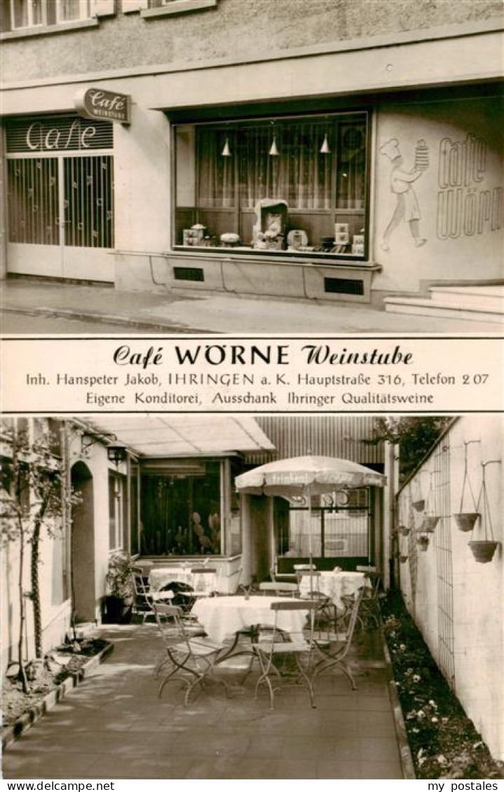 73877623 Ihringen Kaiserstuhl Cafe Woerne Weinstube  - Ihringen