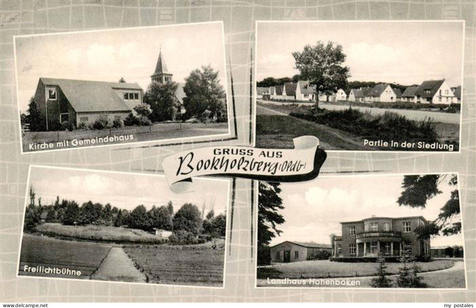 73877606 Bookholzberg Ganderkesee Kirche Mit Gemeindehaus Siedlung Freilichtbueh - Ganderkesee