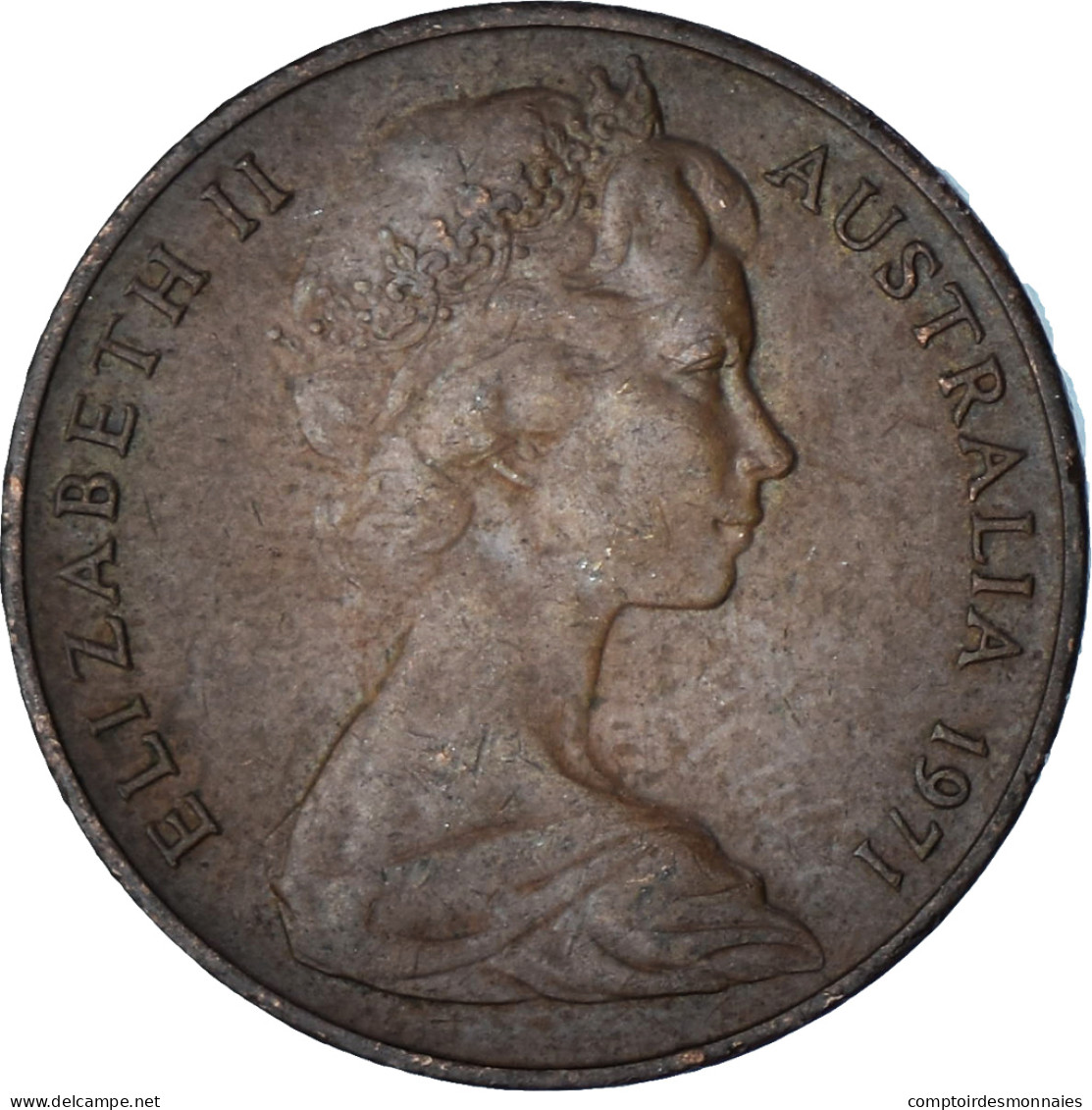 Australie, 2 Cents, 1971 - Victoria