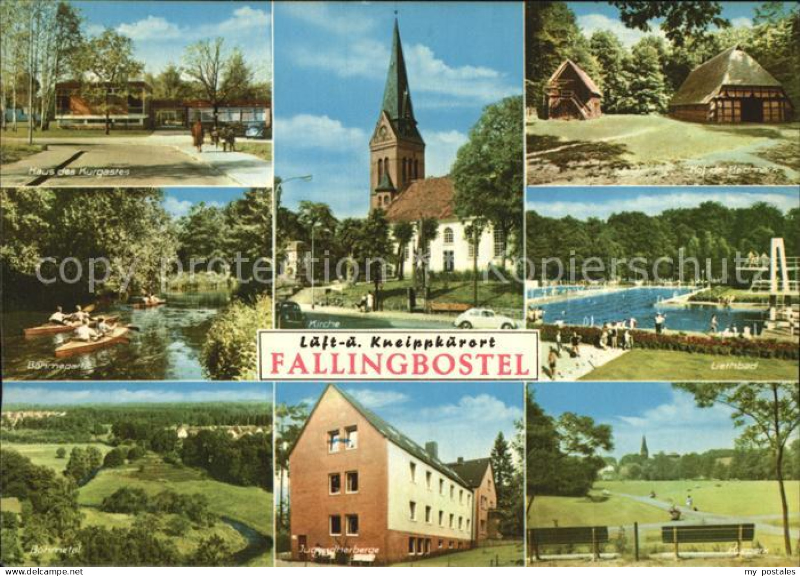 72435684 Fallingbostel Kirche Haus Des Kurgastes Liethbad Kurpark Jugendherberge - Fallingbostel