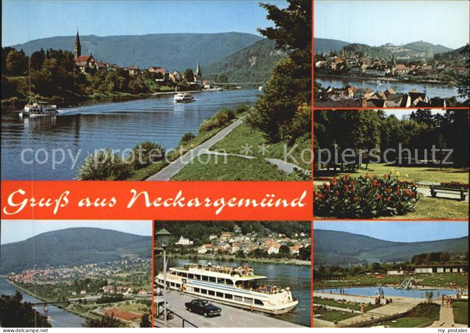 72435079 Neckargemuend Schiff Schwimmbad Park Neckargemuend - Neckargemünd