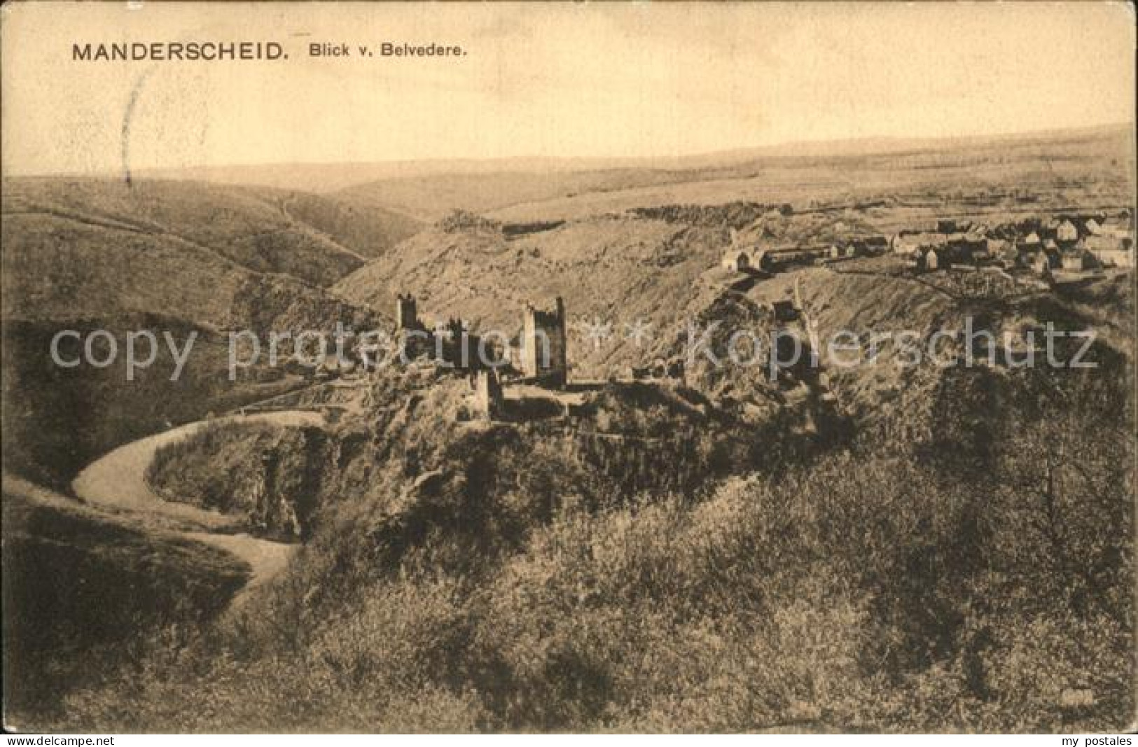 72432928 Manderscheid Eifel Panorama Blick Vom Belvedere Manderscheid - Manderscheid