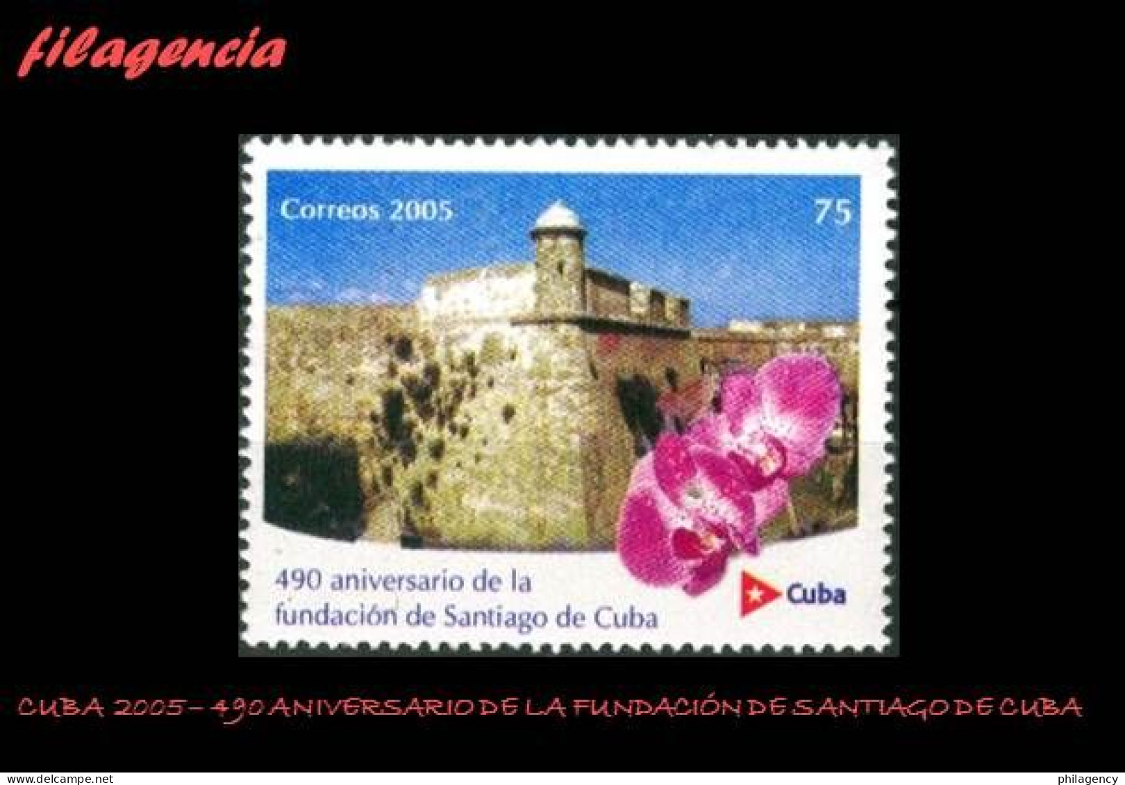 CUBA MINT. 2005-24 490 AÑOS DE LA FUNDACIÓN DE LA CIUDAD DE SANTIAGO DE CUBA - Nuevos