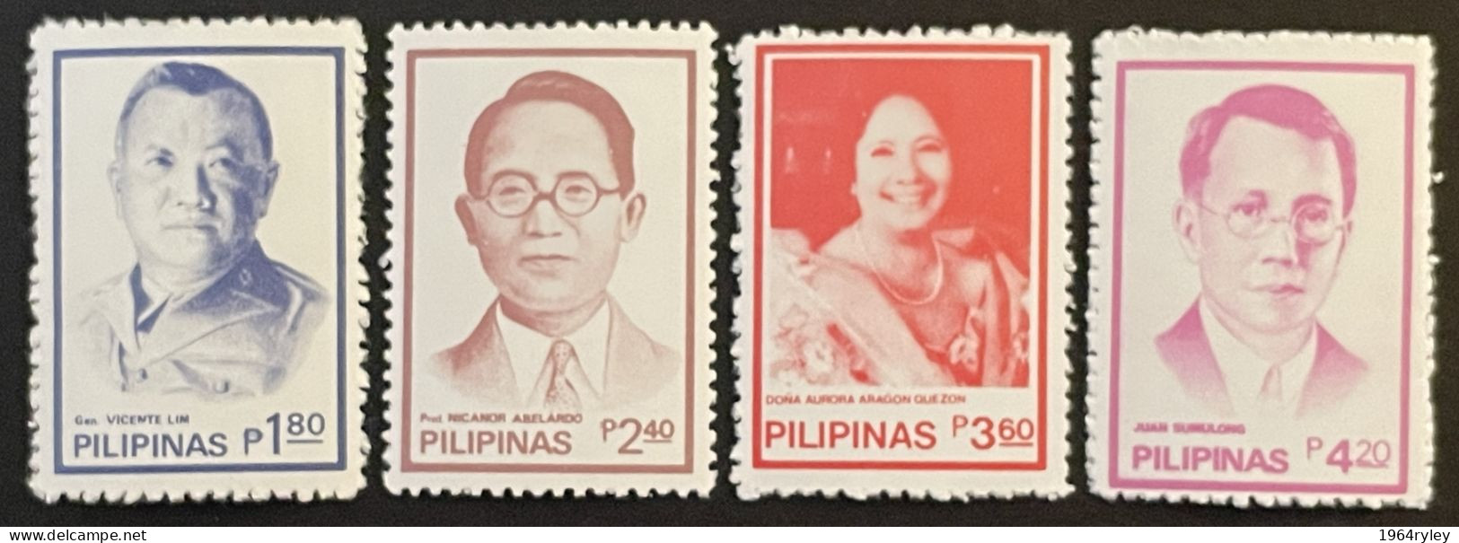 PHILIPPINES - MNH** - 1984 - # 1682/1685 - Filipinas