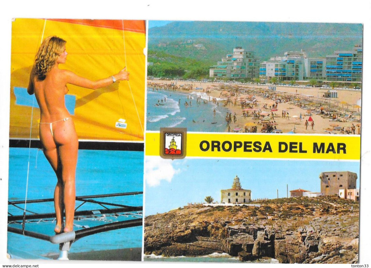 OROPESA DEL MAR - ESPAGNE - MULTIVUES Avec Femme Nue - NANT3/SON - - Castellón