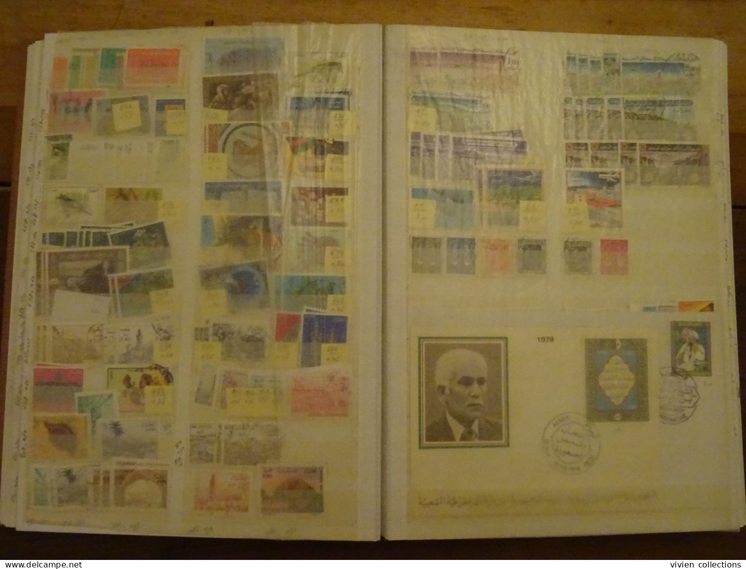 Collection colonies Algérie Maroc Tunisie complet (très rares manques) cote 10 000 € + classeurs doubles et indépendance