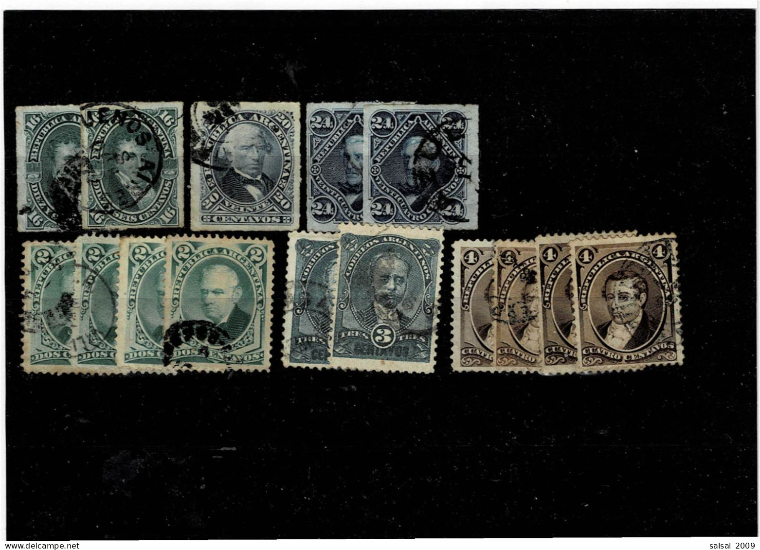 ARGENTINA ,15 Pezzi Usati ,con Ripetizioni ,qualita Ottima - Used Stamps