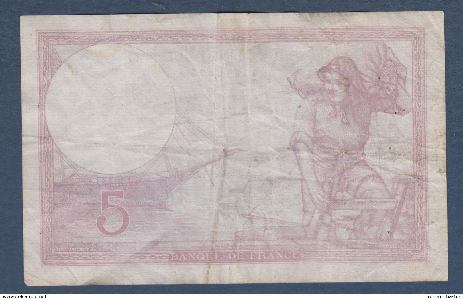 FRANCE -  5 Francs Violet Du 24 - 8 - 1939 - 5 F 1917-1940 ''Violet''