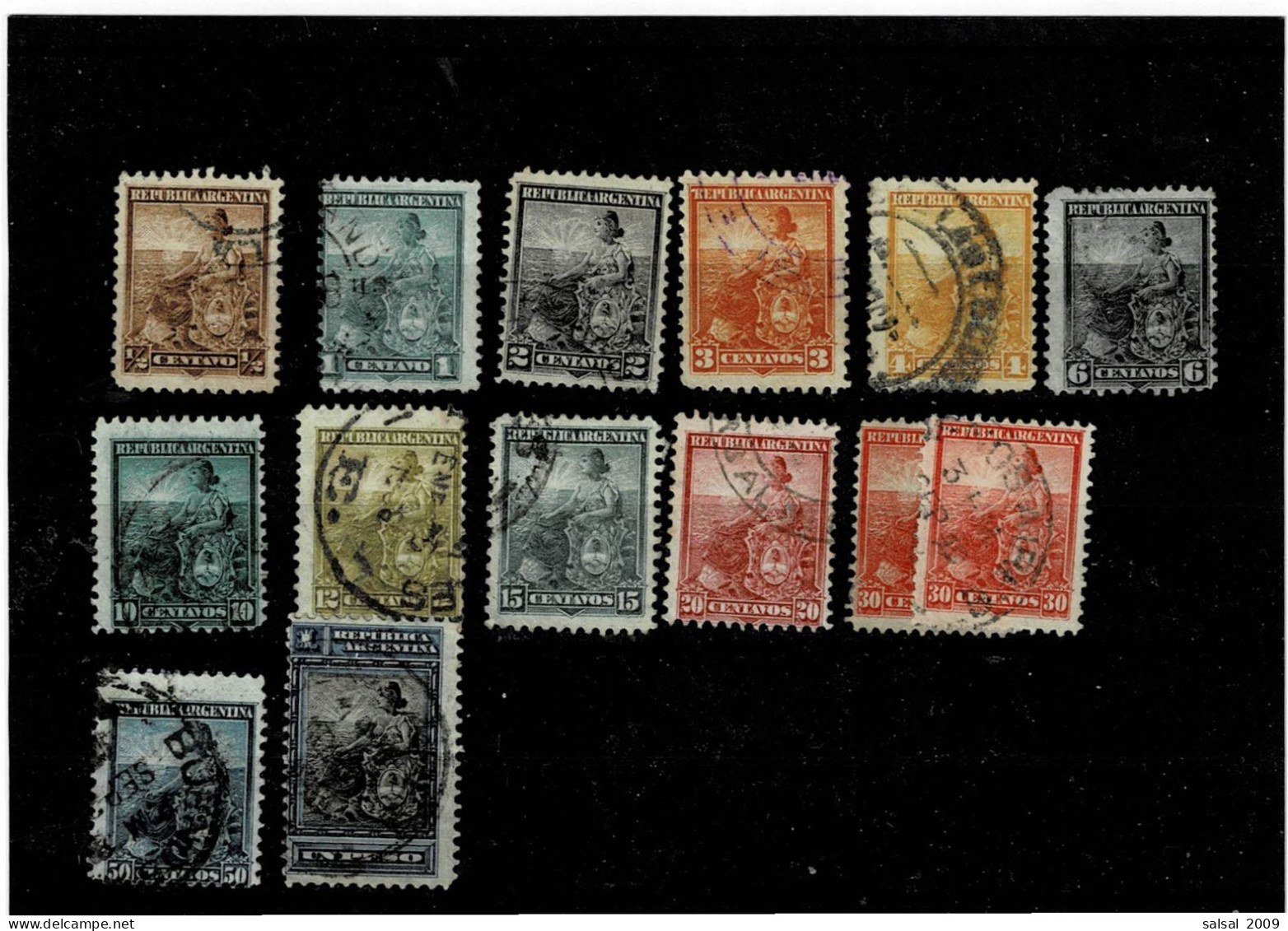 ARGENTINA ,13 Pezzi Usati ,qualita Buona - Used Stamps