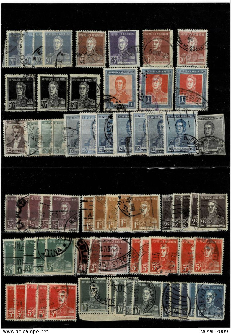 ARGENTINA ,69 Pezzi Usati ,qualita Ottima - Used Stamps