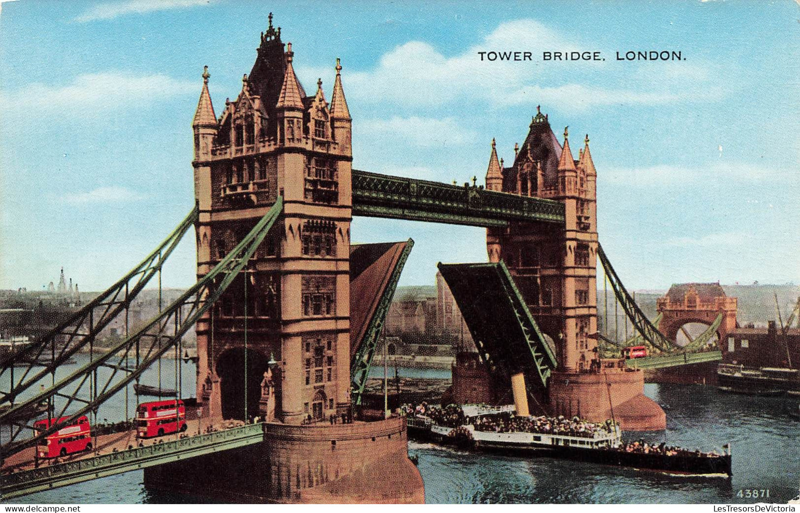 ROYAUME UNI - London - Tower Bridge - Colorisé - Carte Postale - Tower Of London