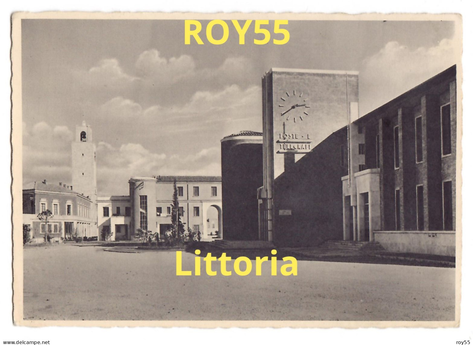Lazio-latina-littoria Palazzo Delle Rr.poste E Telegrafi (v.retro) - Latina