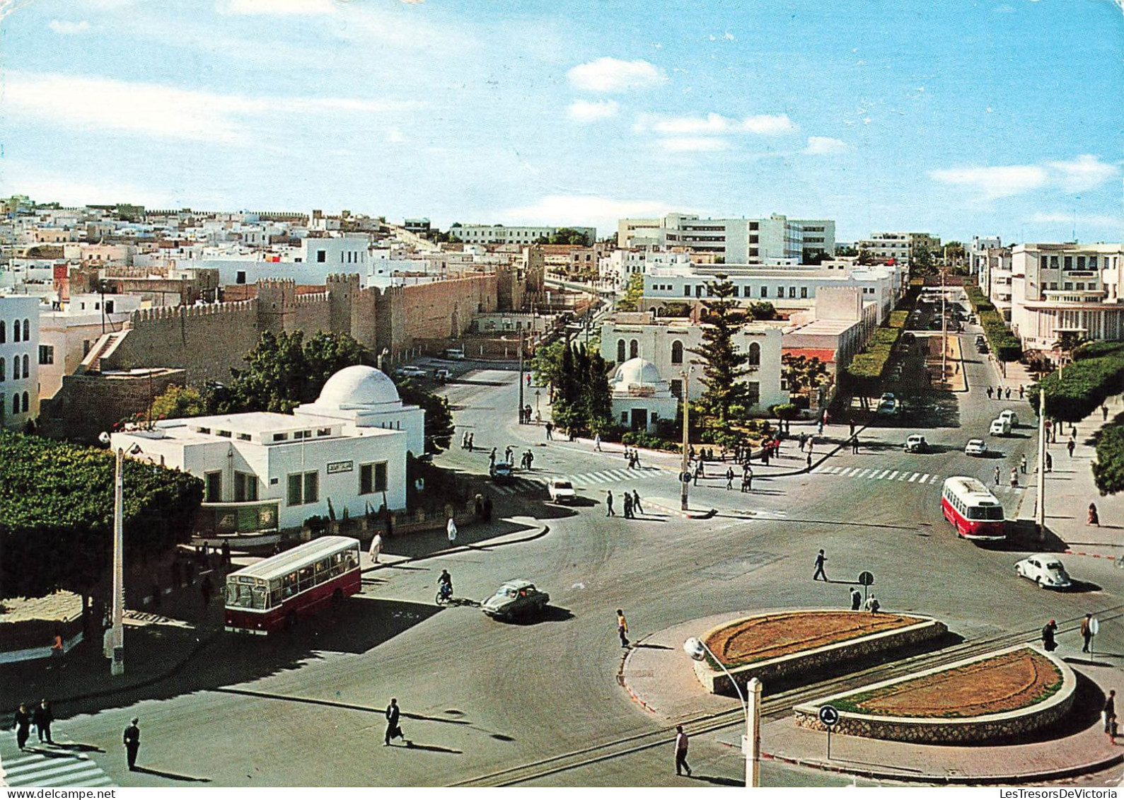 TUNISIE - Sousse  - Vue Panoramique De La Ville - Colorisé - Carte Postale - Tunisie