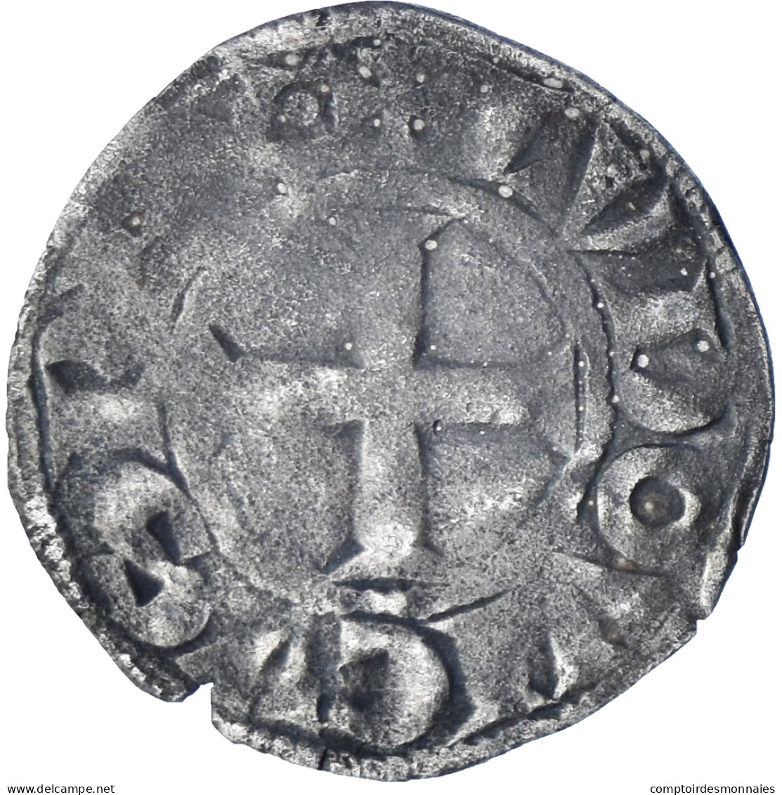 France, Louis VIII-IX, Denier Tournois, 1223-1244, Billon, TB, Duplessy:188 - 1223-1226 Lodewijk VIII De Leeuw