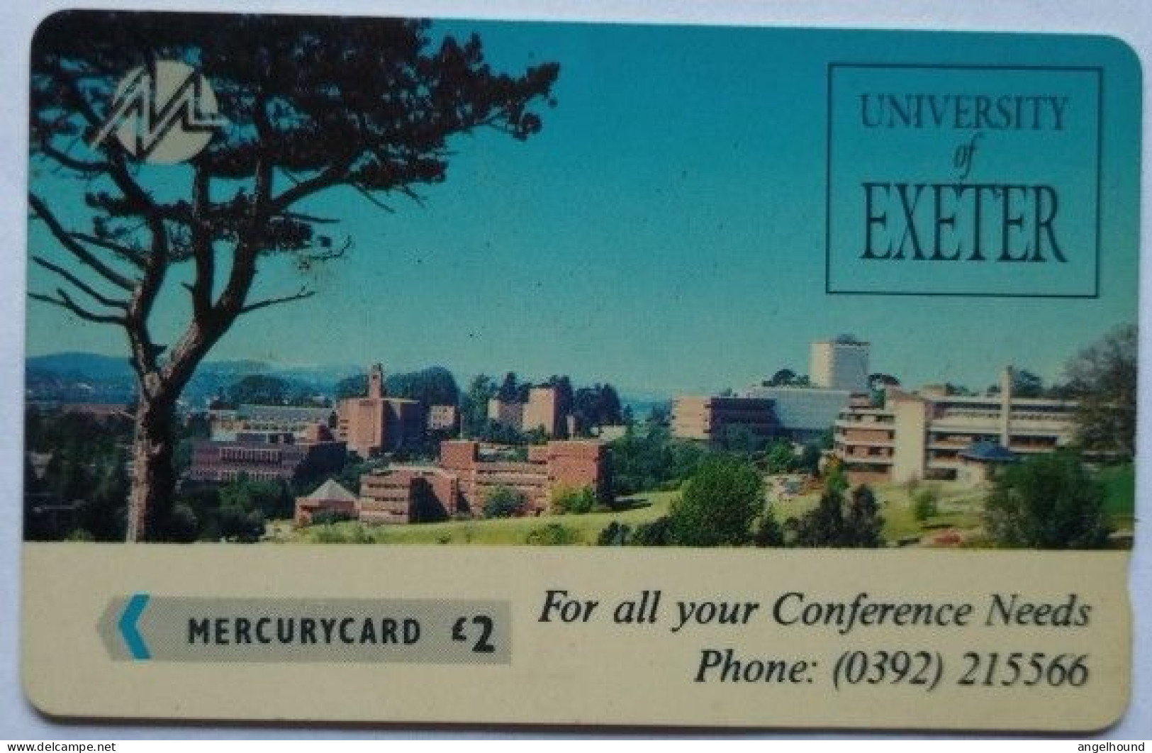 UK Mercury £2  3PEXA -  University Of Exeter - [ 4] Mercury Communications & Paytelco