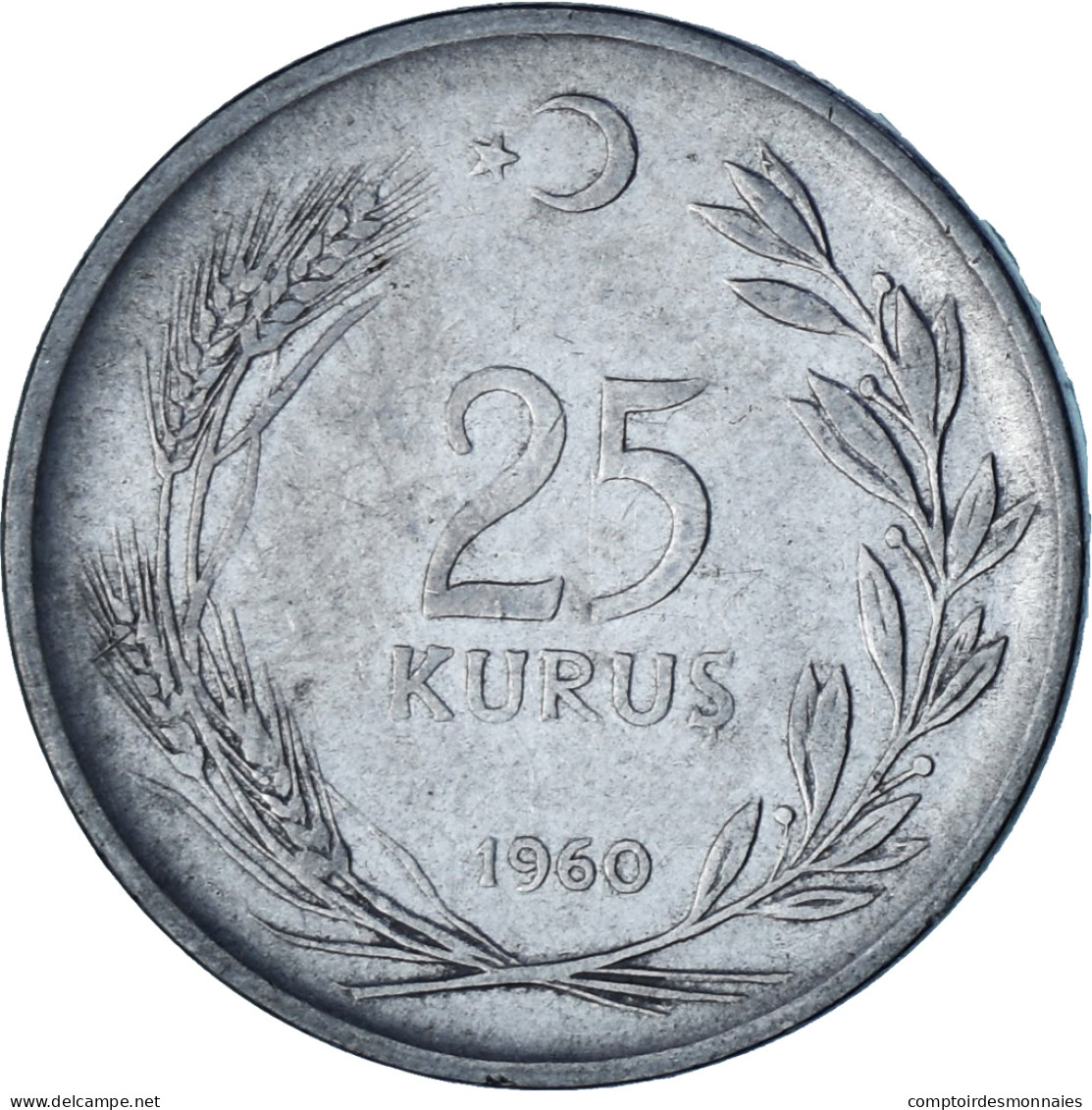 Turquie, 25 Kurus, 1960 - Turquie
