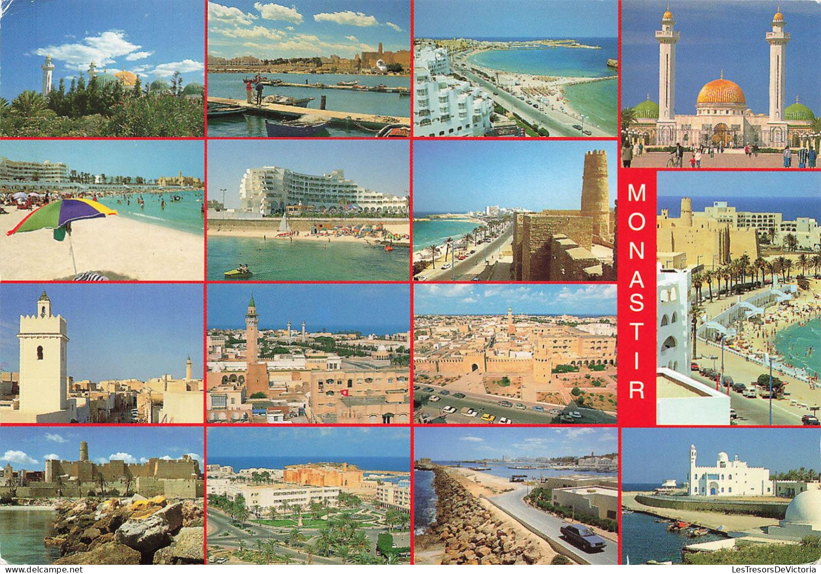 TURQUIE - Monastir - Multivues - Colorisé -  Carte Postale - Turquie