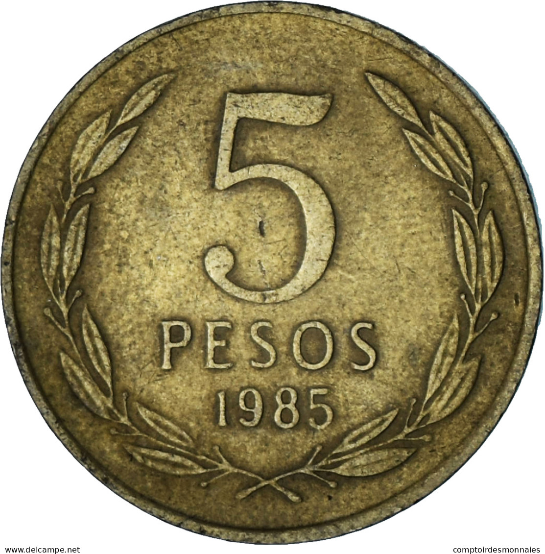 Chili, 5 Pesos, 1985 - Chili