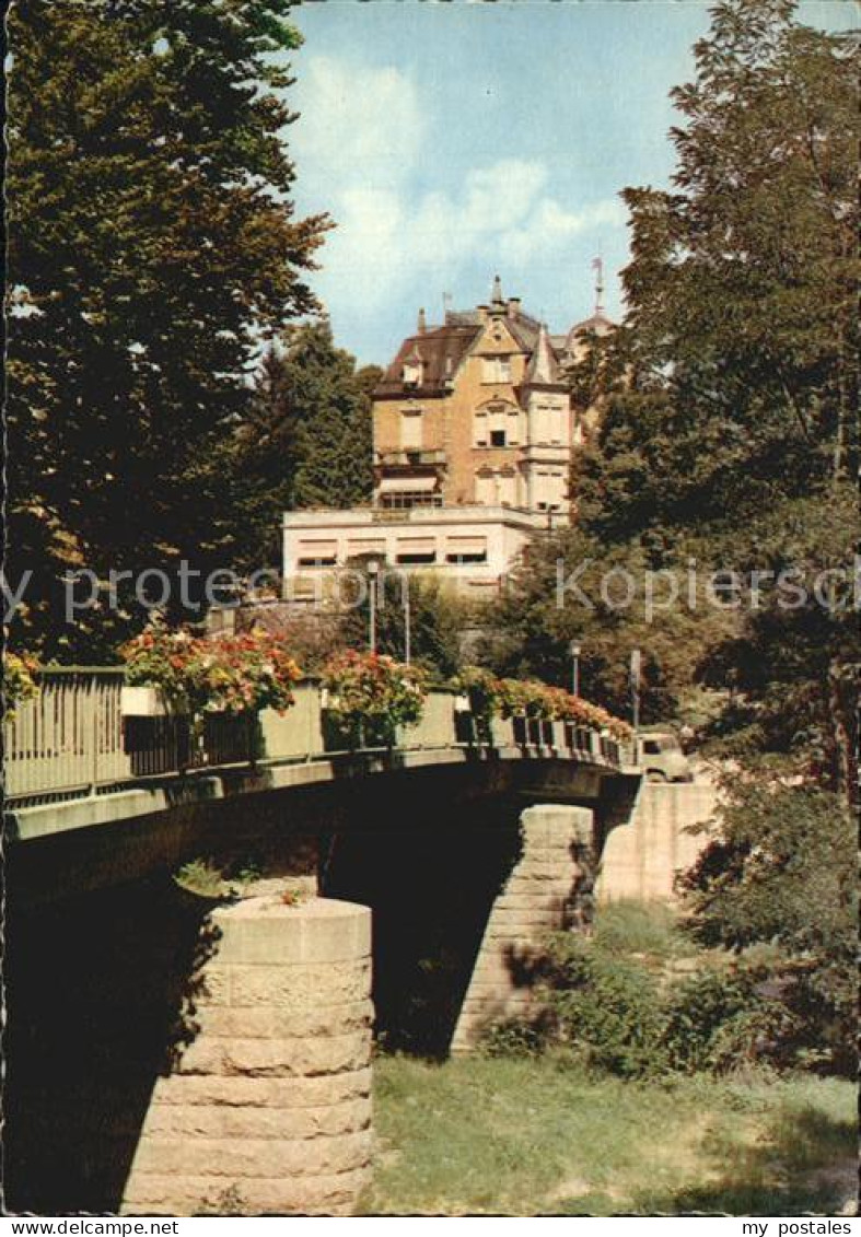 72431310 Gernsbach Neue Bruecke Mit Kurhaus Gernsbach - Gernsbach