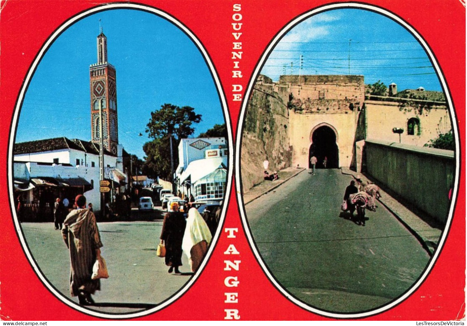 MAROC - Tanger - Souvenir De Tanger - Multviues - Colorisé - Carte Postale - Tanger