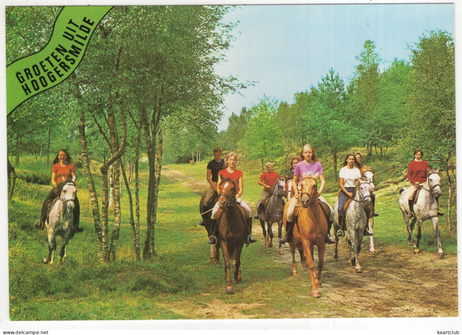 Groeten Uit Hoogersmilde - (Drenthe, Nederland/Holland) - Paarden, Ruiters - Smilde