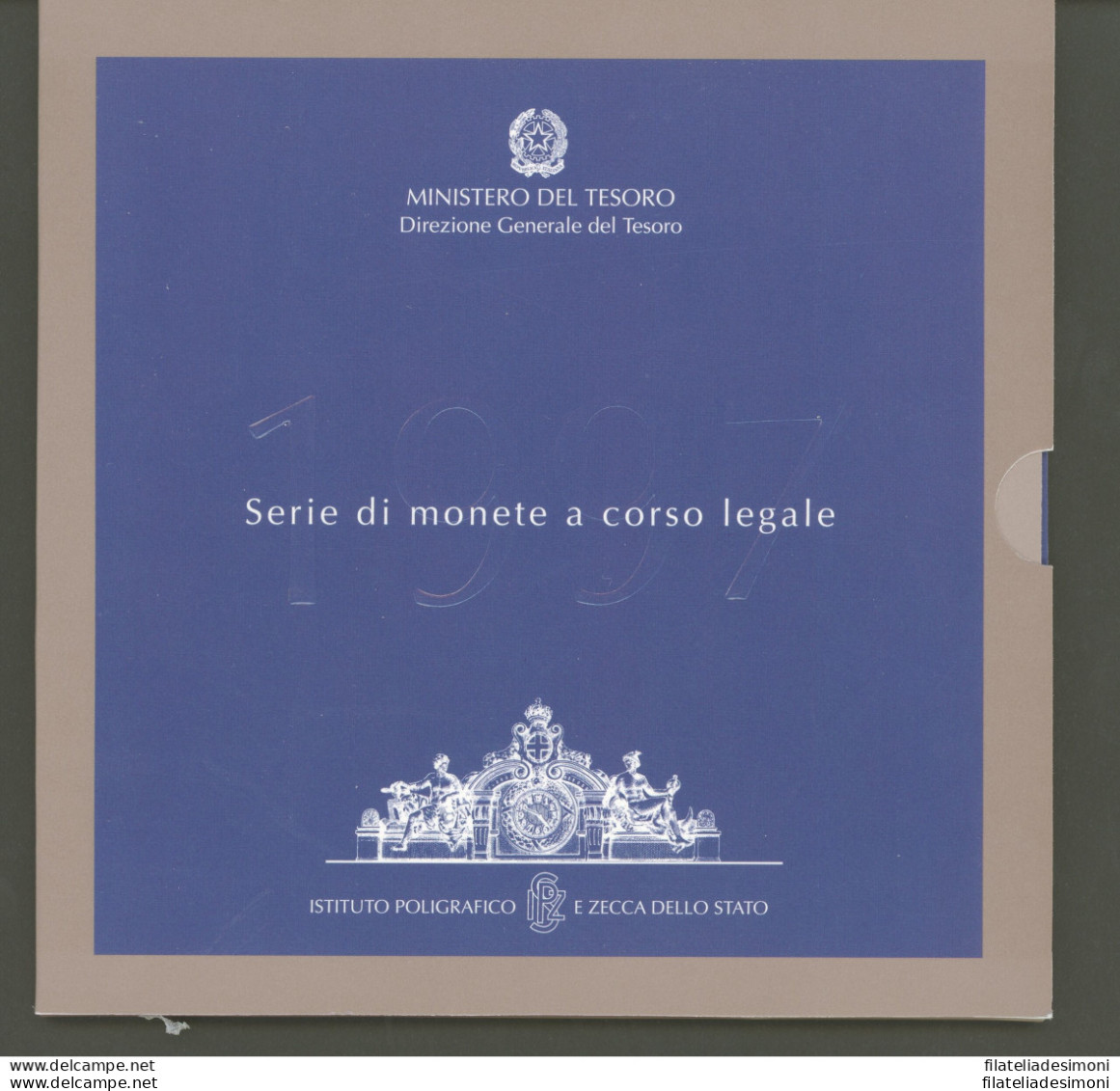 1997 Italia - Monetazione Divisionale Annata Completa FDC - Jahressets & Polierte Platten
