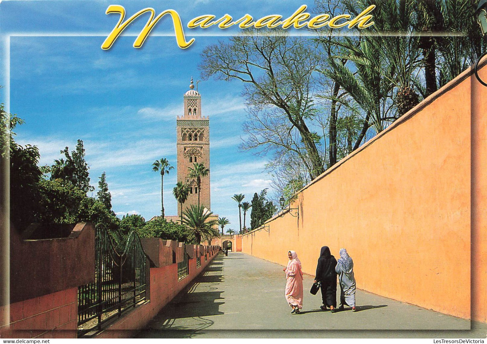 MAROC - Marrakech - Souvenir De Marrakech - Colorisé - Carte Postale Ancienne - Marrakesh