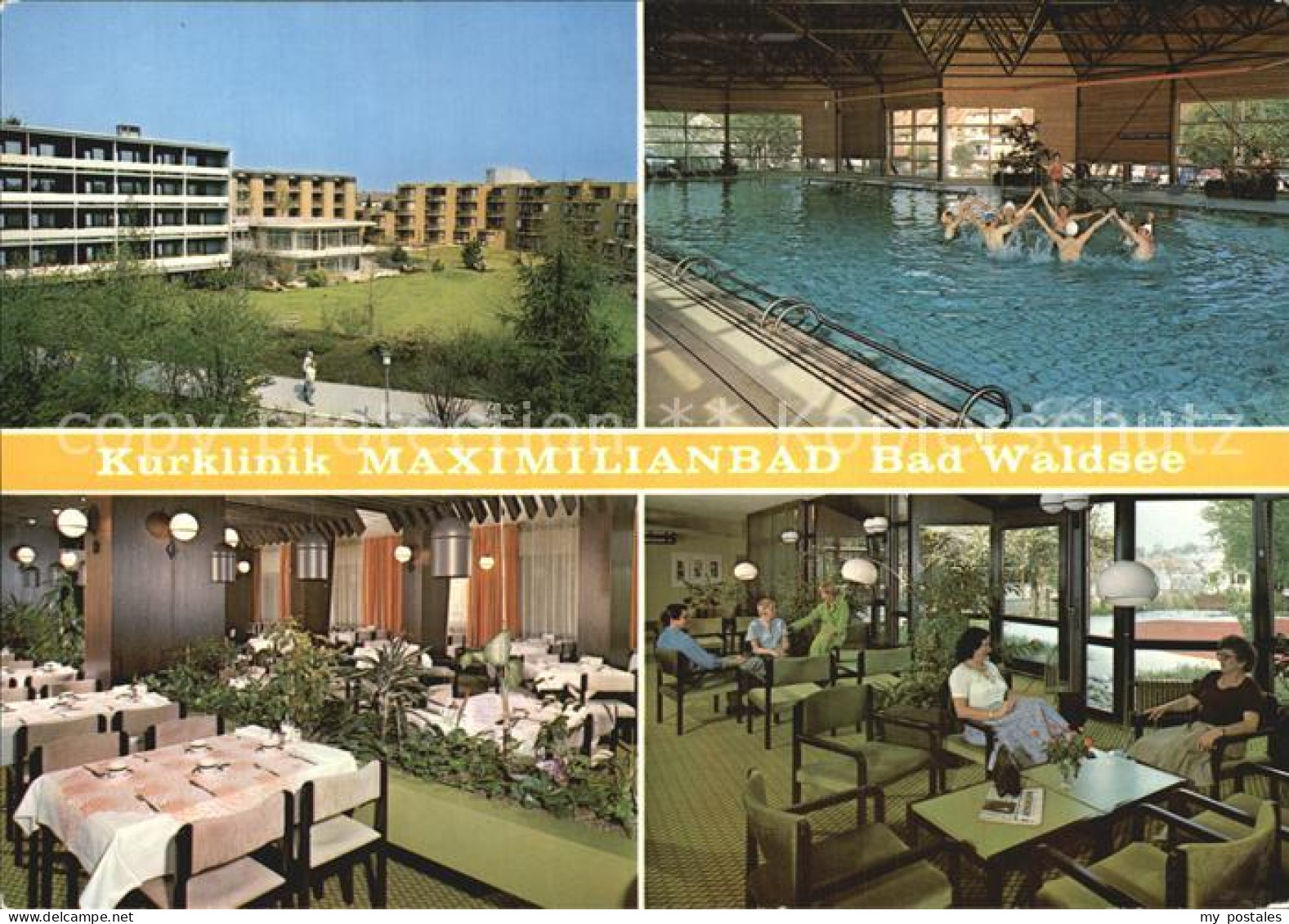 72428106 Bad Waldsee Kurklinik Maximilianbad Hallenbad Restaurant Bad Waldsee - Bad Waldsee