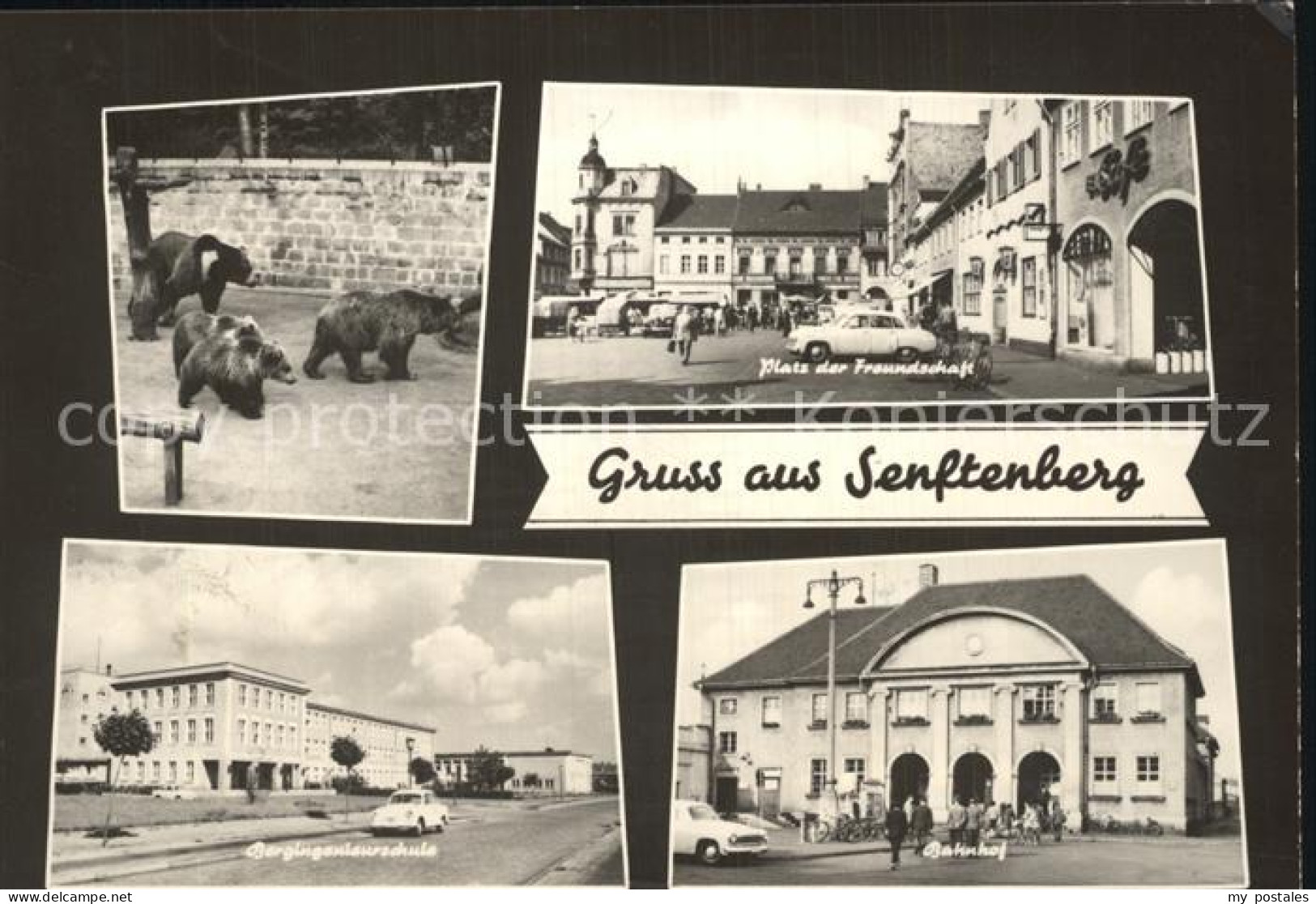 72427895 Senftenberg Niederlausitz Platz Der Freundschaft Bahnhof Braunbaeren Se - Brieske