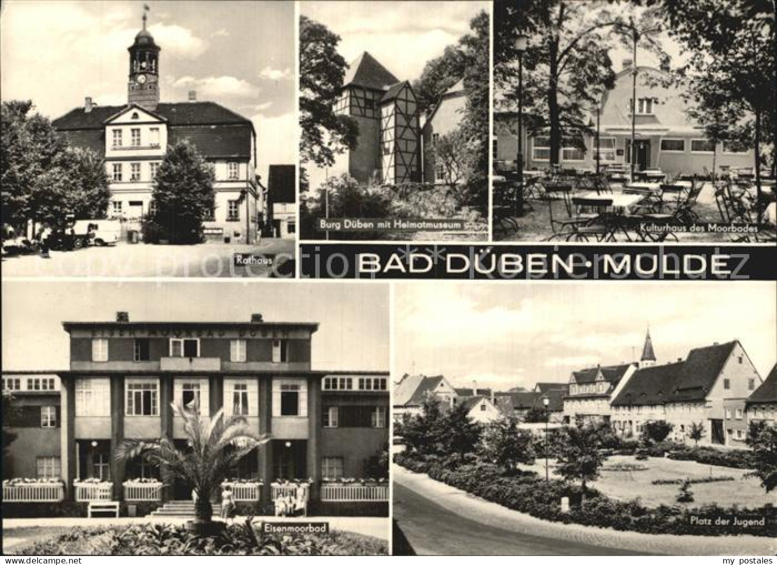 72427764 Bad Dueben Rathaus Kulturhaus Moorboden Burg Moorbad Bad Dueben - Bad Dueben
