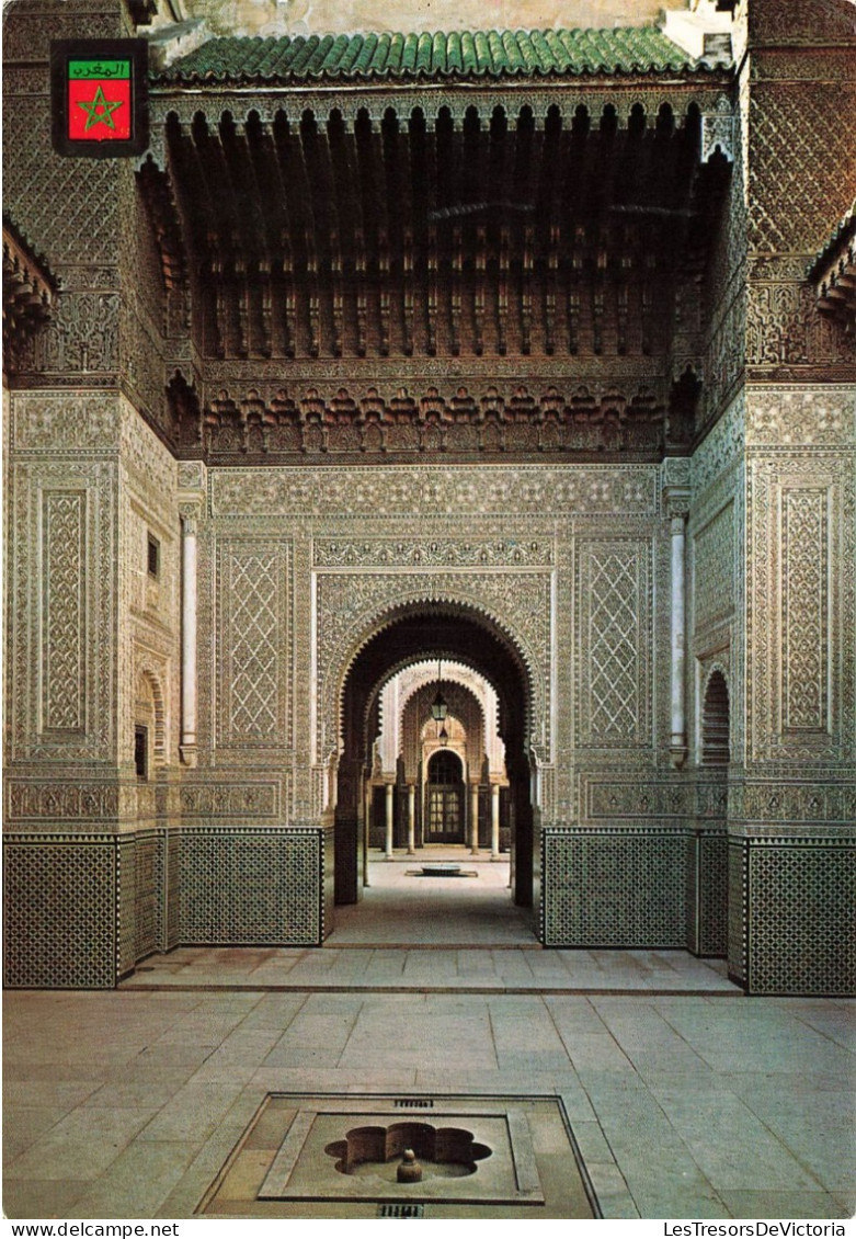 MAROC - Casablanca - Vue Sur Un Patio Arabe Du Palais De Tribunales - Colorisé - Carte Postale - Casablanca