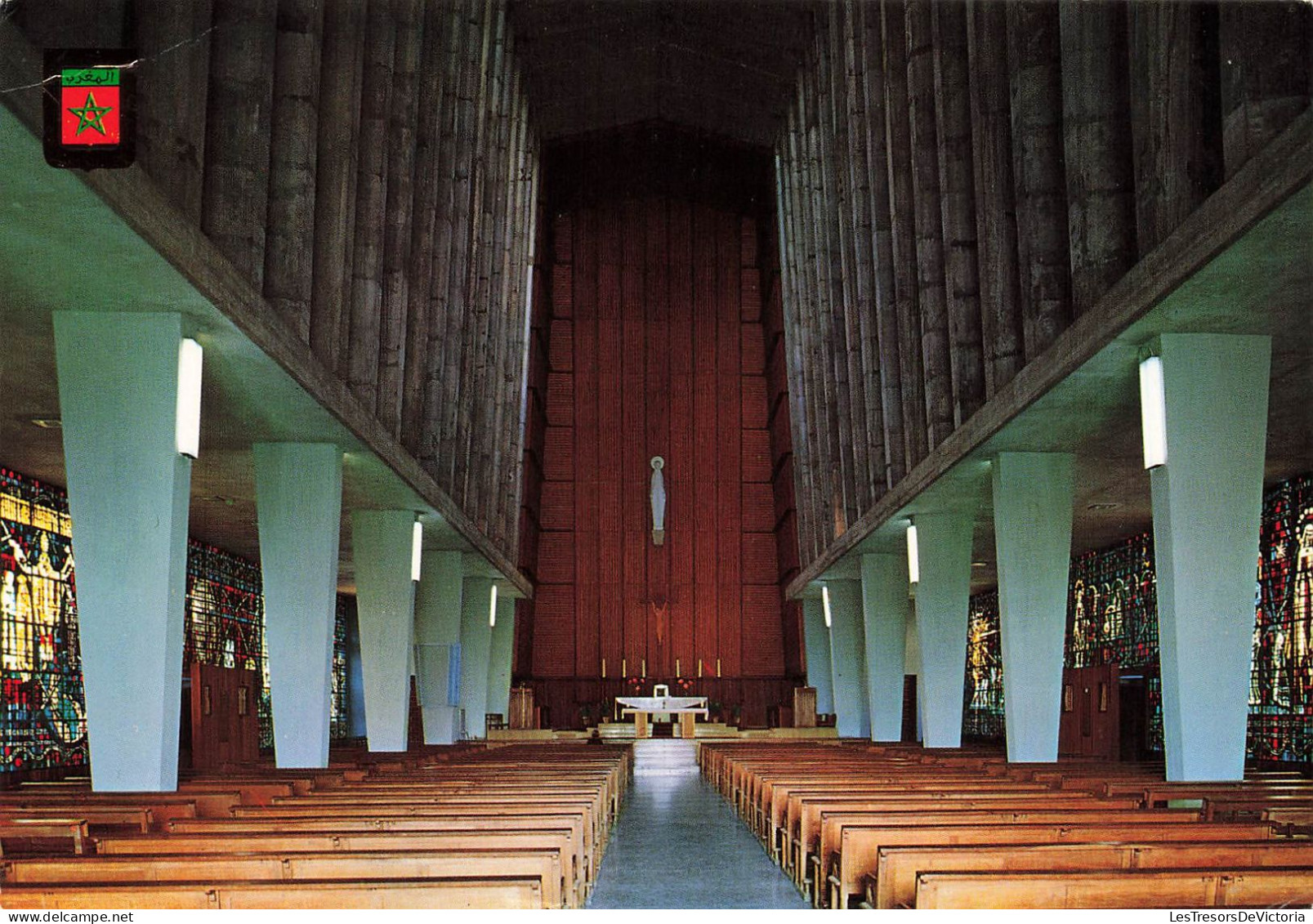 MAROC - Casablanca - Intérieur De L'église Notre Dame - Colorisé - Carte Postale - Casablanca