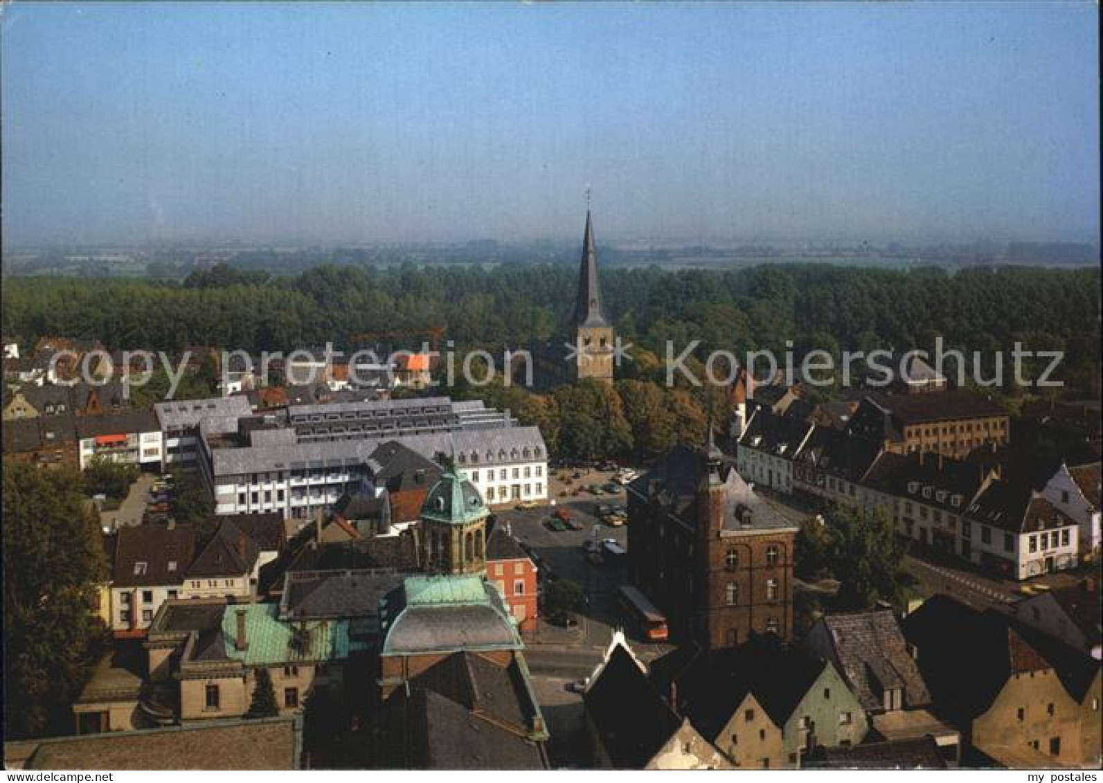 72425804 Rheinberg Altes Und Neues Rathaus Mit St Peter Rheinberg - Rheinsberg