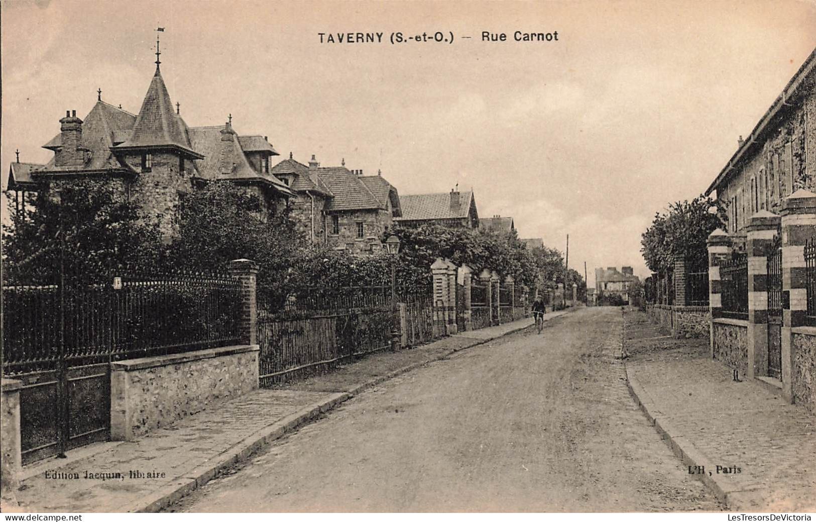 FRANCE - Taverny ( S Et O ) - Vue Générale De La Rue De Carnot - Carte Postale Ancienne - Taverny