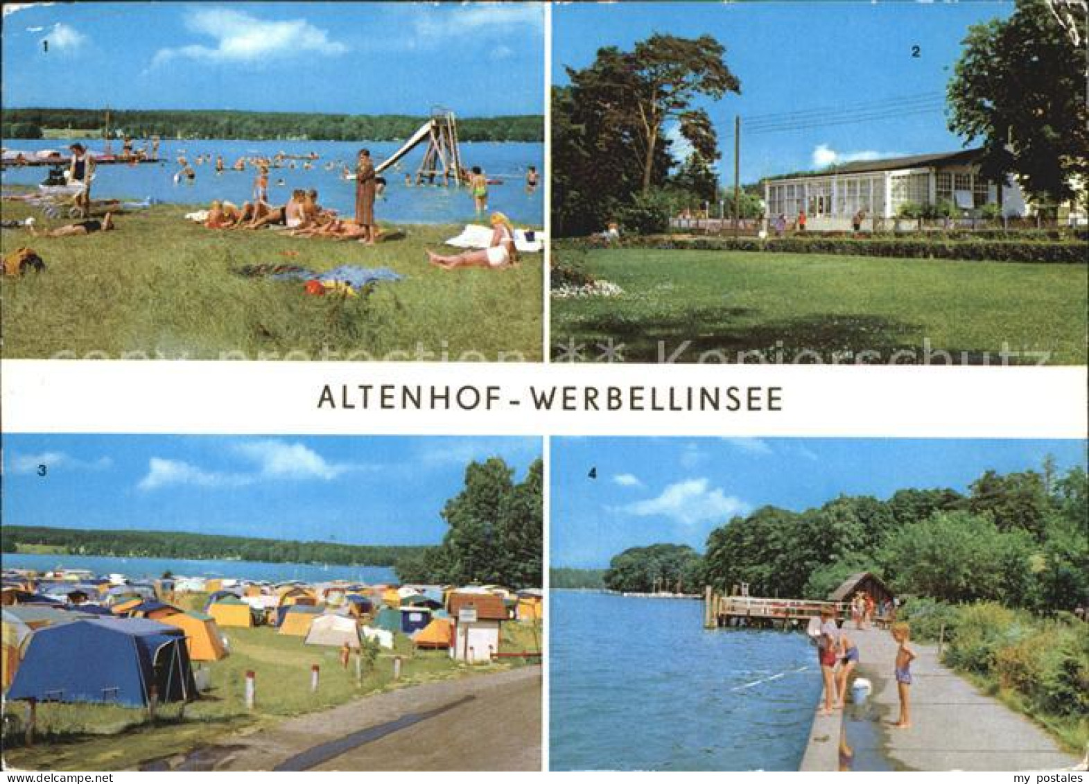 72424103 Werbellinsee-Altenhof Badestelle Und Campingplatz Suesser Winkel FDGB E - Finowfurt