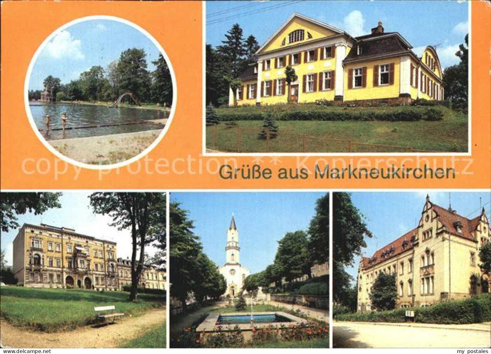 72424003 Markneukirchen Rudolf Thale Bad Lutherplatz Musikschule Reinhold Glier  - Markneukirchen