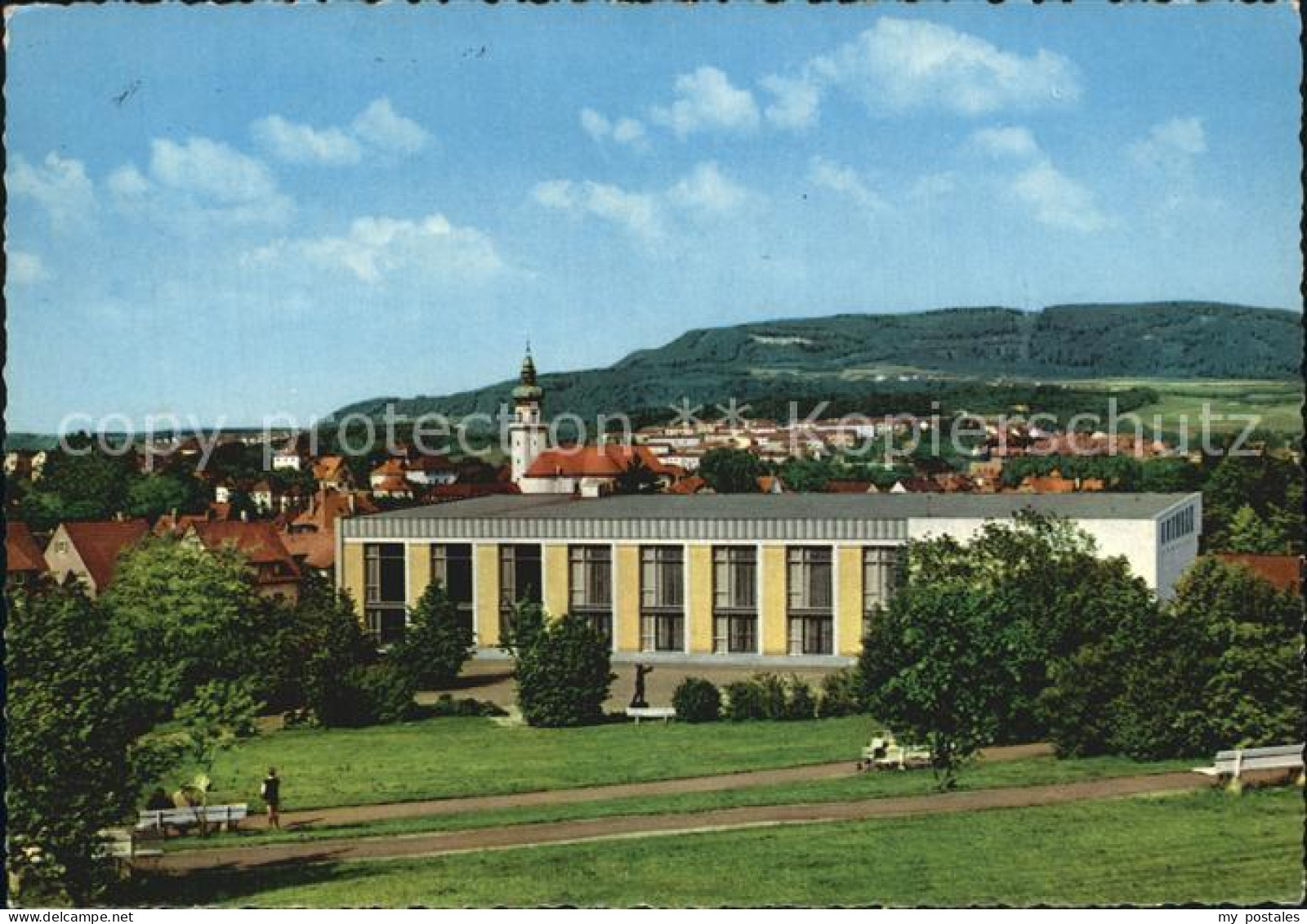 72423961 Aalen Stadthalle Mit Blick Zum Braunenberg Aalen - Aalen