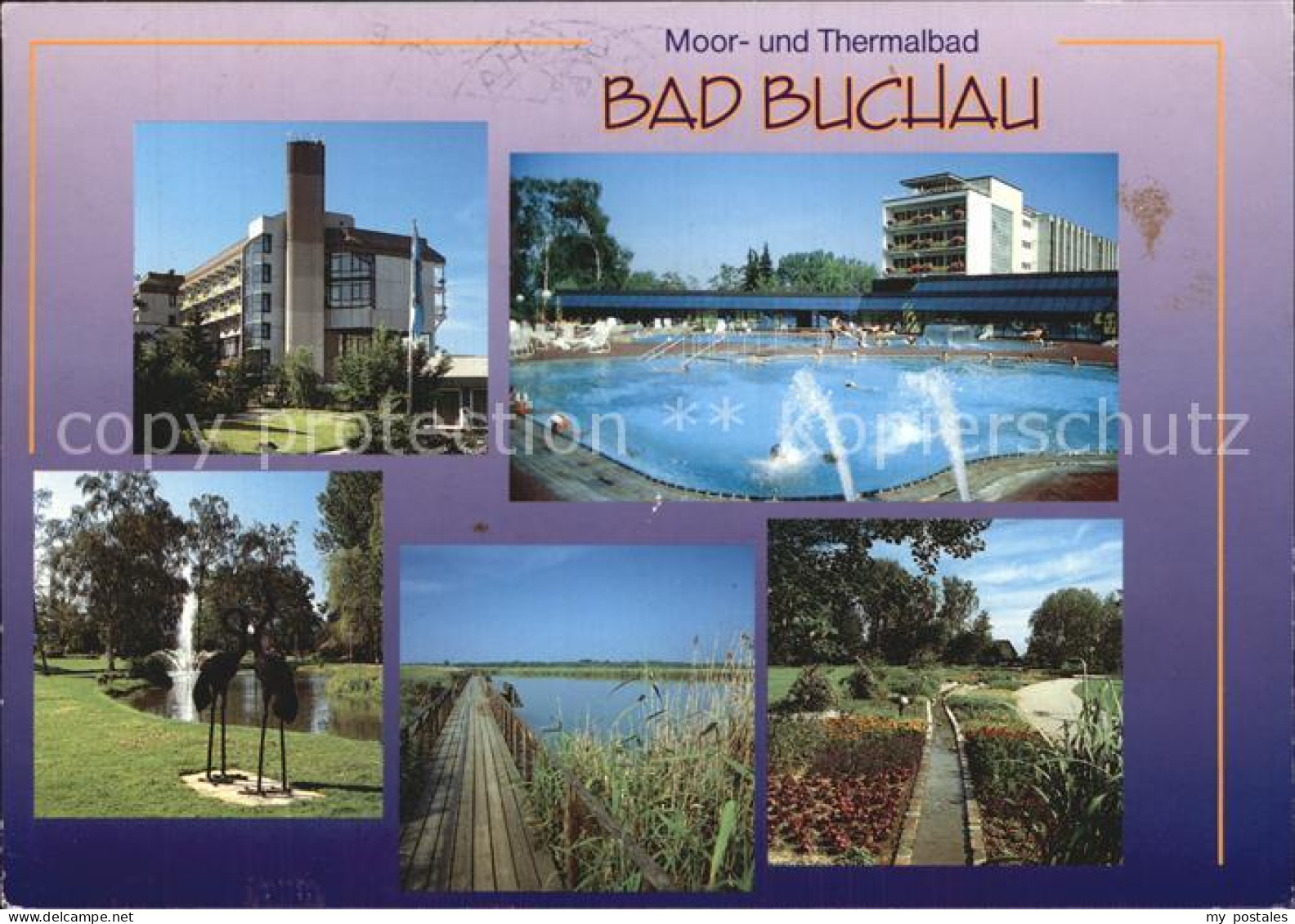 72423558 Bad Buchau Federsee Kurhaus Park Wege Schwimmbad Bad Buchau - Bad Buchau