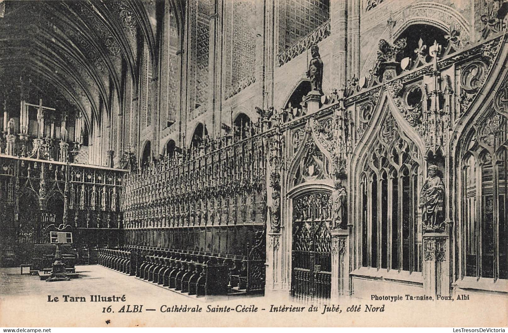 FRANCE - Albi - Cathédrale Sainte Cécile - Intérieur Du Jubé - Côté Nord - Carte Postale Ancienne - Albi